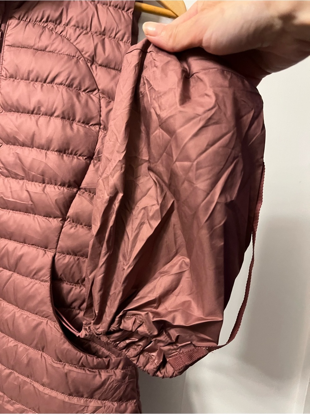 Lululemon Pack It Down Vest Misty Mocha W4BELS Puffer Down Filled Packable - Picture 8 of 11